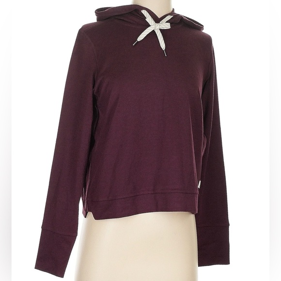 NEW Vuori Halo Essential Hoodie Women's DreamKnit Pullover Cerise Heather XS NWT - Picture 3 of 9